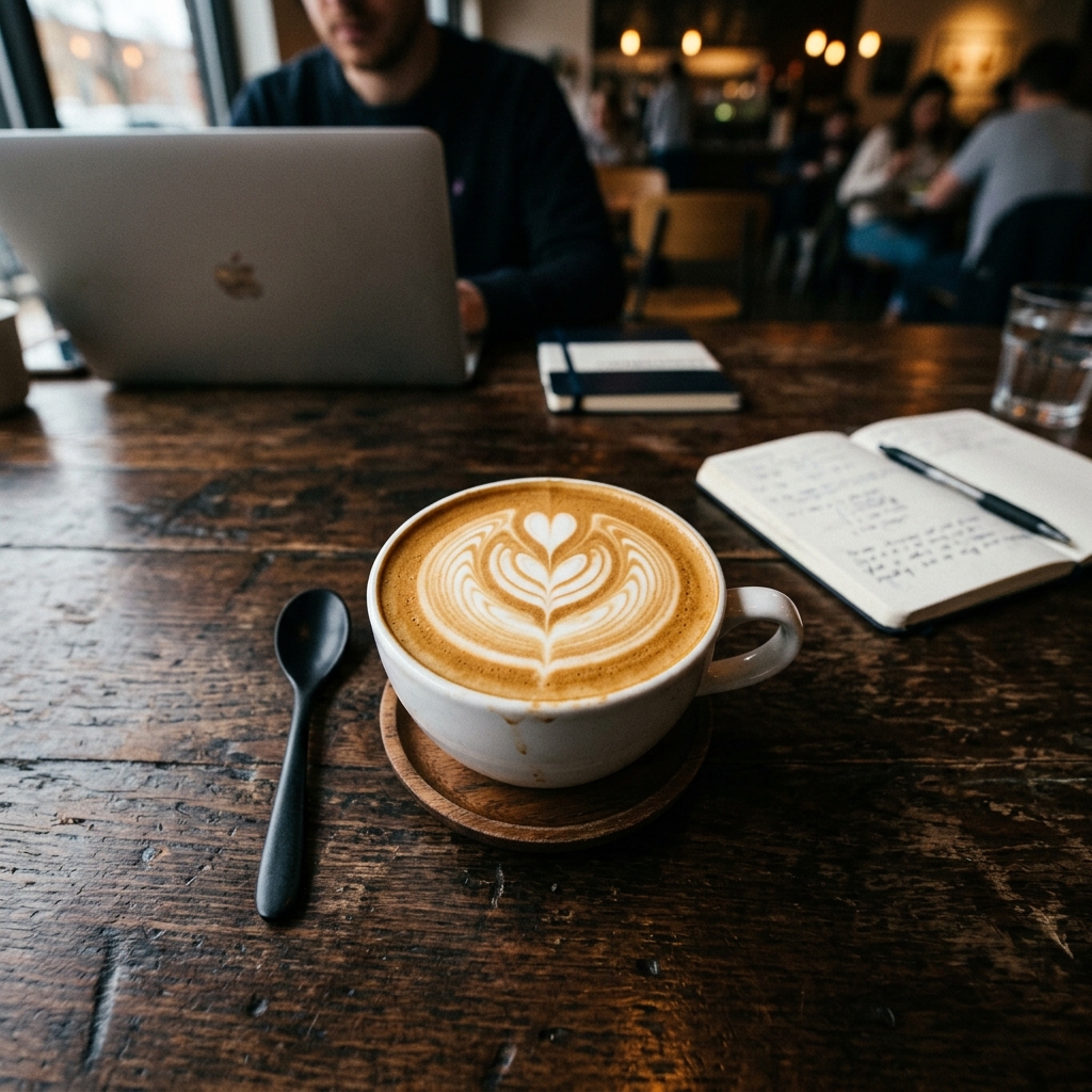 Specialty latte art coffee